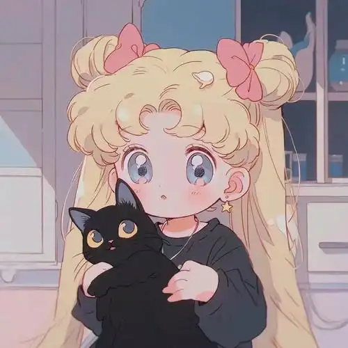 动漫头像 甜系少女粉色二次元头像