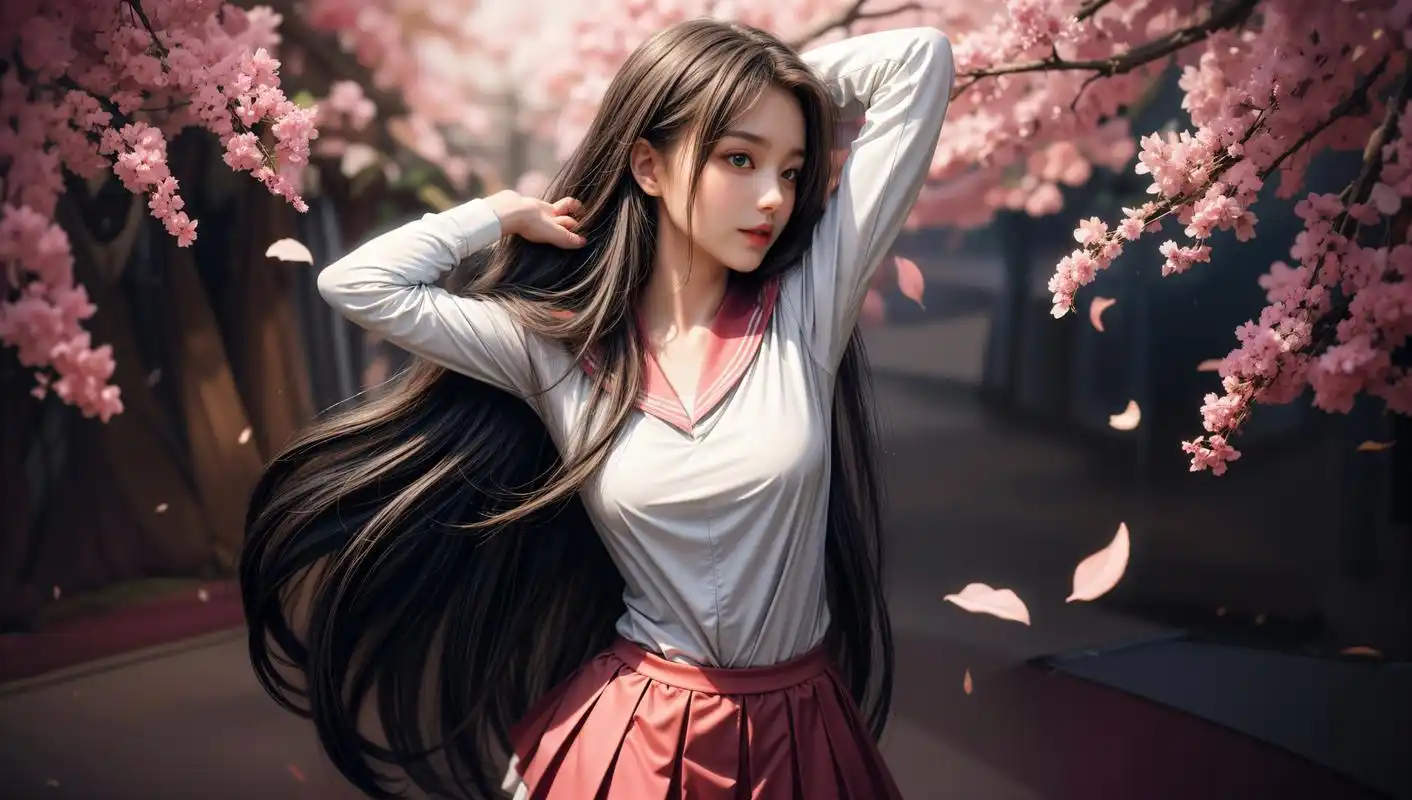 动漫美图轮播 赛博朋克霓虹夜景二次元插画